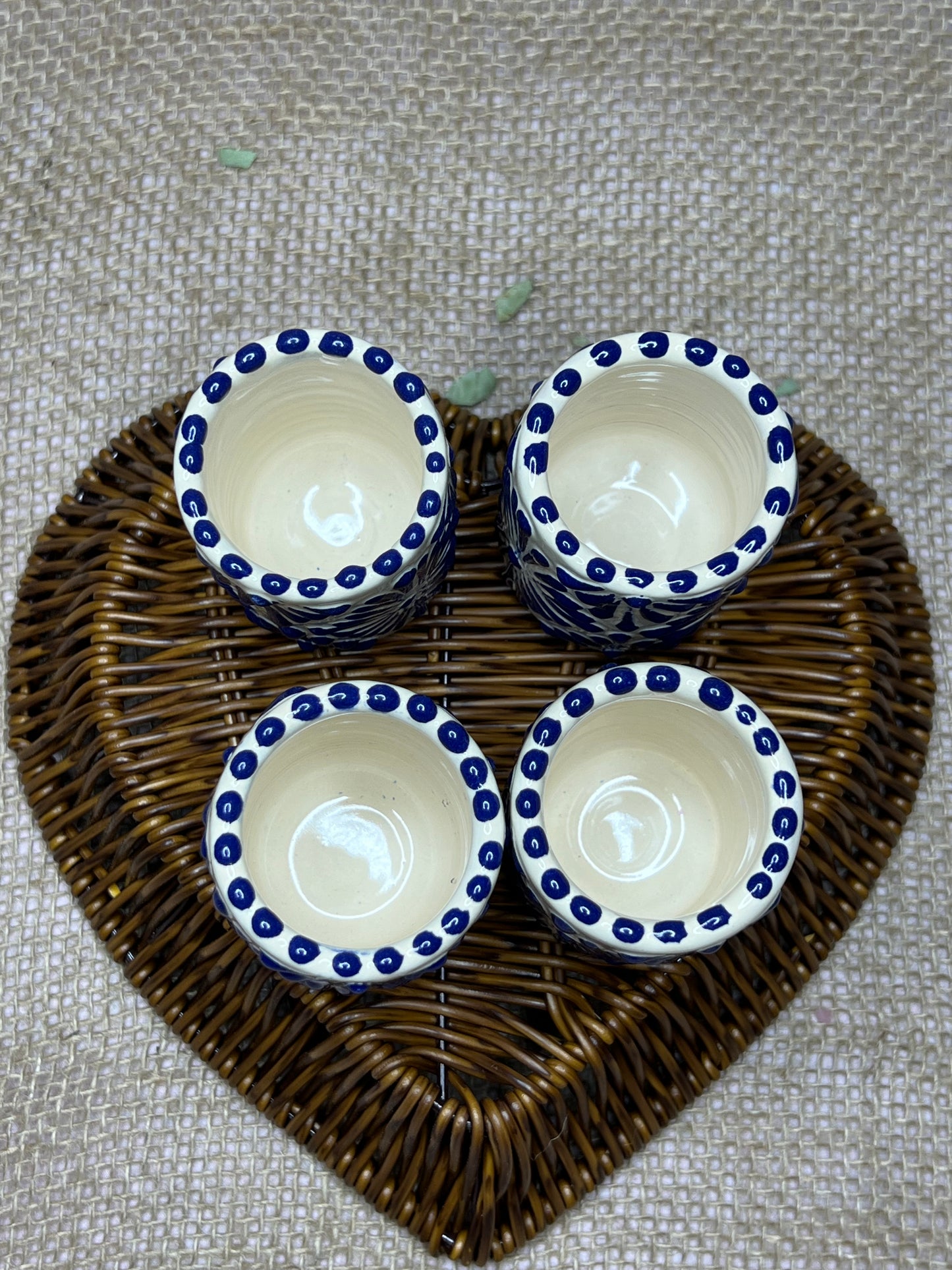 "Marina Cream" Talavera Tequila shots