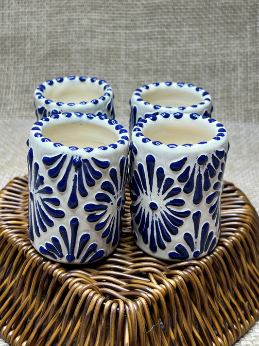 "Marina Cream" Talavera Tequila shots