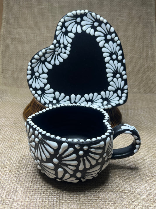 Puebla Noir Heart